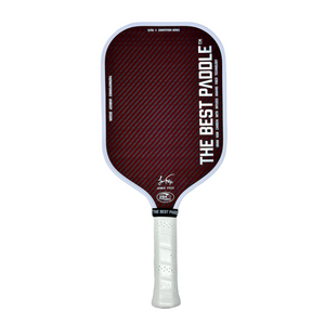 The Best Paddle (White) Ultra X Competition Series Pickleball Paddle (Raw Carbon + Aramid Fiber)