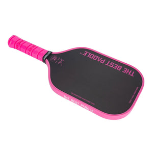 The Best Paddle Pink 16mm Raw Carbon Fiber X Paddle